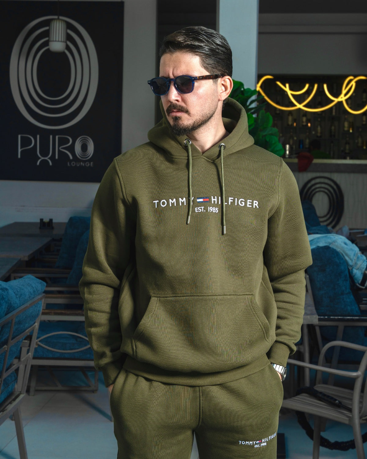 طقم رياضي قطني مبطن – FRESH MAN