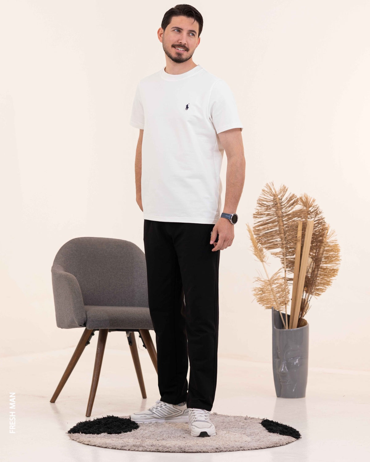 طقم FRESH MAN الرجالي – تيشيرت وبنطلون