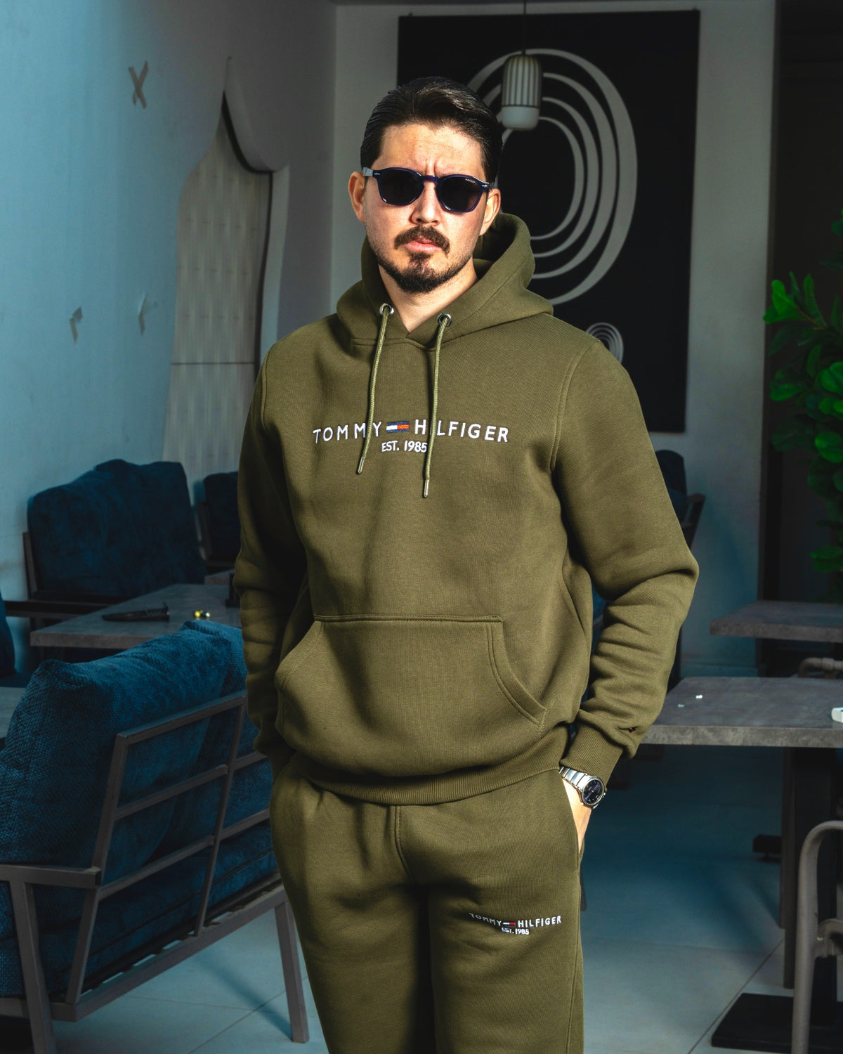 طقم رياضي قطني مبطن – FRESH MAN