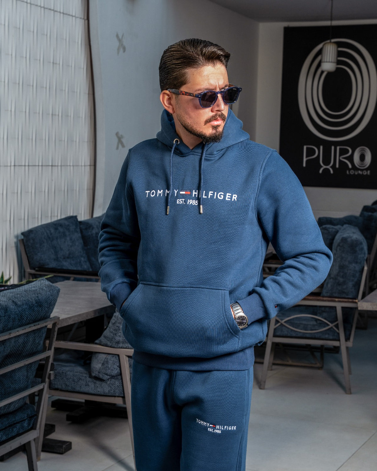 طقم رياضي قطني مبطن – FRESH MAN