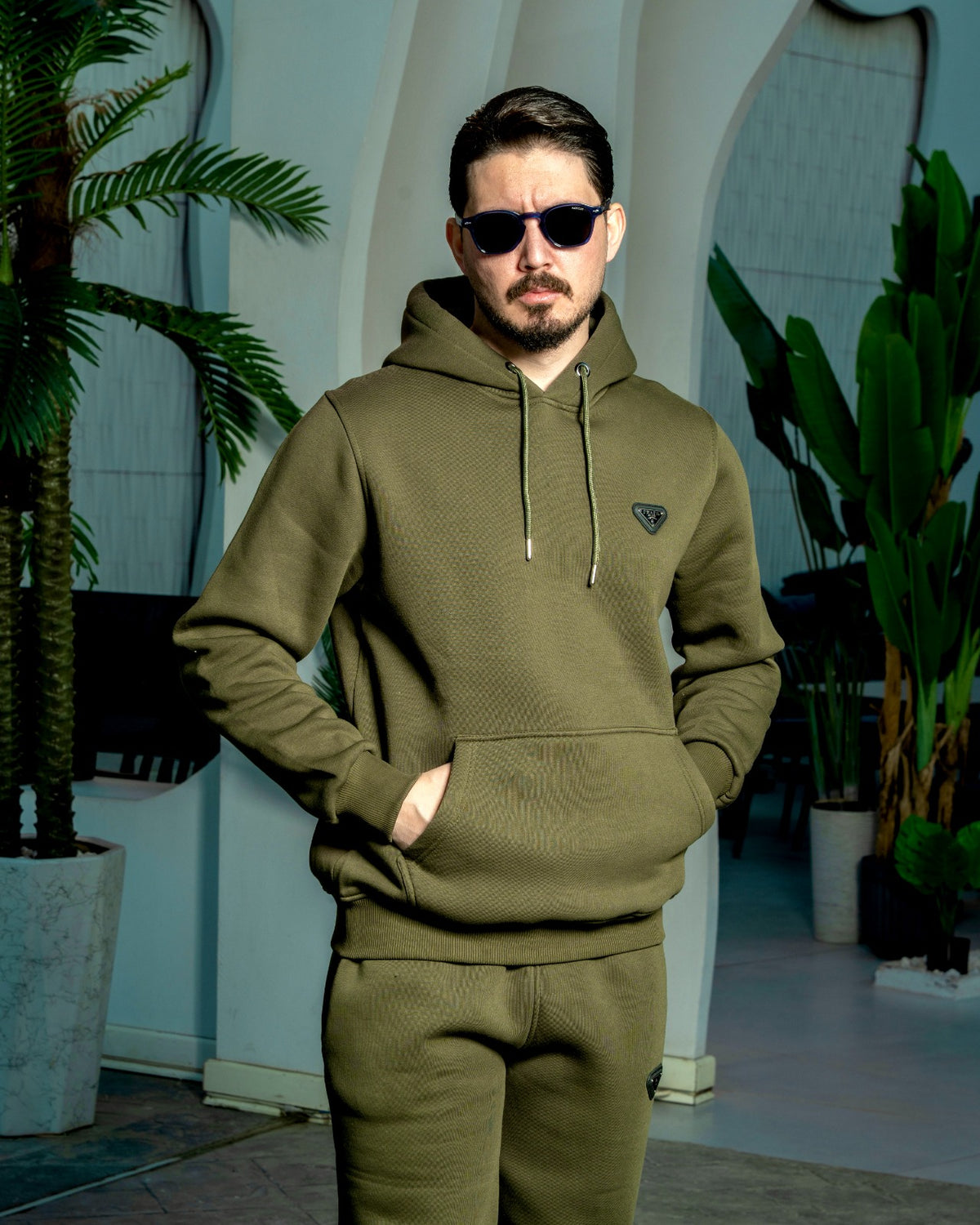 FRESH MAN /  طقم رياضي فريش مان قطني مبطن