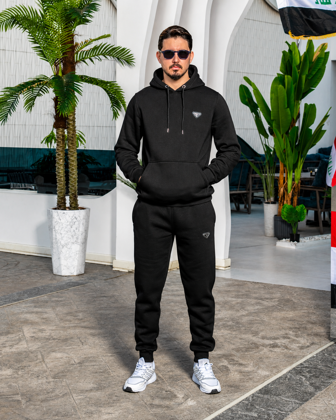 FRESH MAN /  طقم رياضي فريش مان قطني مبطن