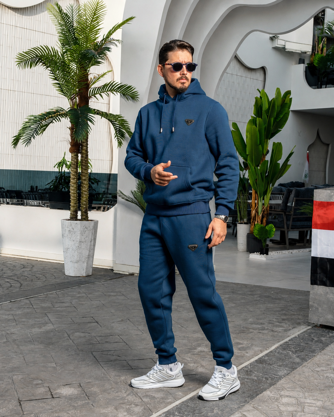 FRESH MAN /  طقم رياضي فريش مان قطني مبطن